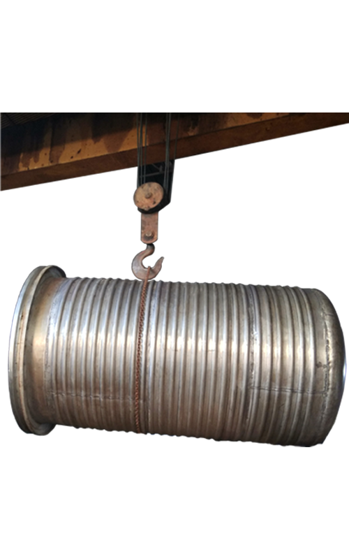 Corrugated Inner Cover For Bell Furnace